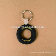 Customized promotion gift PVC tire keyring